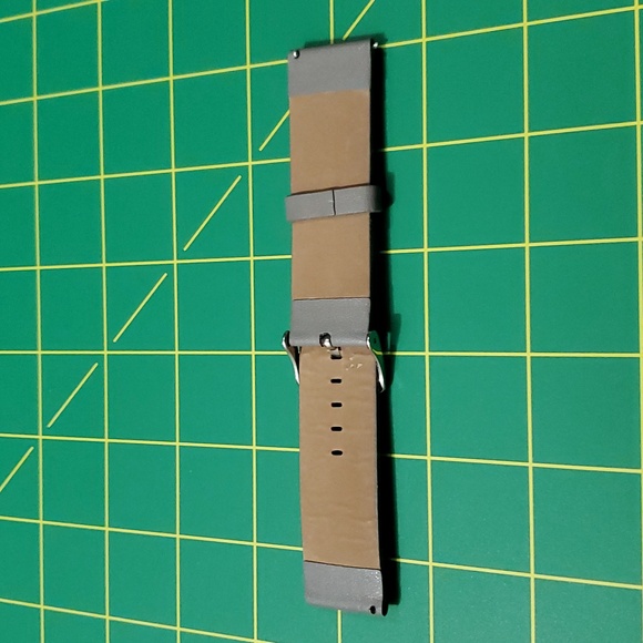 Grey Leather Fitbit Blaze Band - Picture 5 of 5